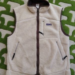 Retro Patagonia pile fleece vest